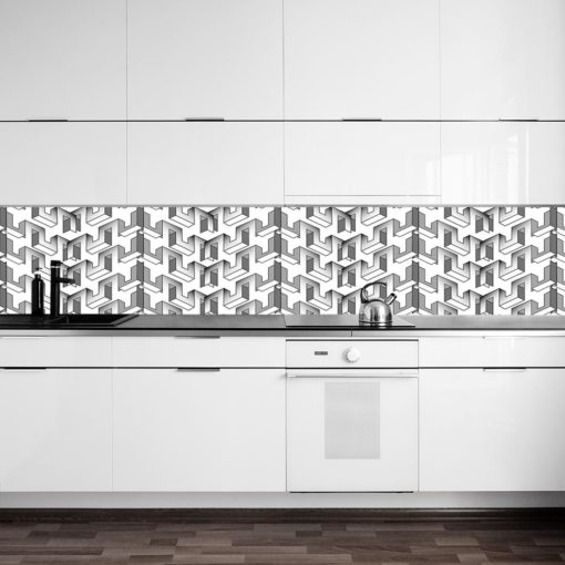 fototapeta z abstrakcyjnym wzorem do kuchni