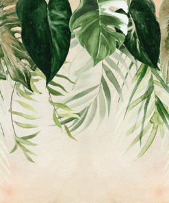 tapeta tropikalne liście