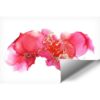 Piękna akwarelowa fototapeta w różu i koralu