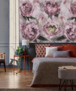 Foto-tapeta - Motyw kwiatów do sypialni