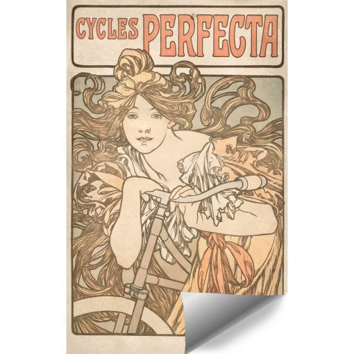Fototapeta z afiszem reklamowym Cycles Perfecta